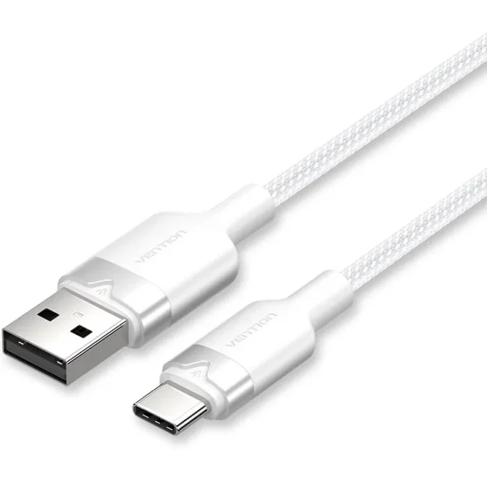 Vention Cable USB 2.0 Tipo-C a USB-A CTNWF Blanco 1m 60W Vention Cable USB 2.0 Tipo-C a USB-A CTNWF Blanco 1m 60W